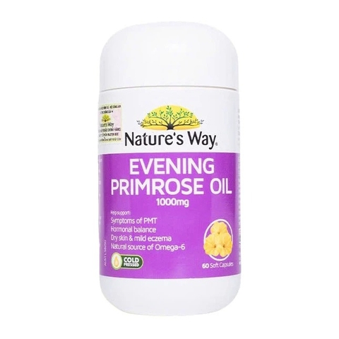 NATURE'S WAY - 2Y+TINH DẦU HOA ANH THẢO VÀ GAMMA LINOLENIC ACID GLA EVENING PRIMROSE OIL