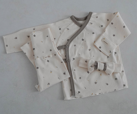 PEEKABOO Bộ sơ sinh Penny+mũ