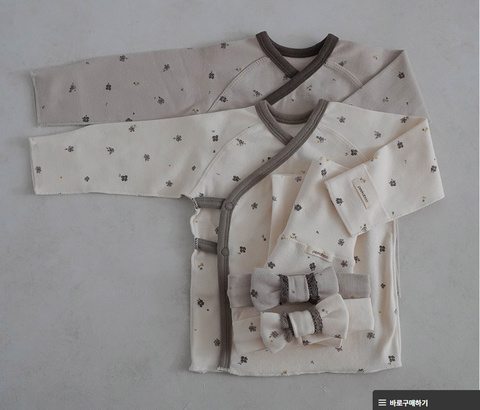 PEEKABOO Bộ sơ sinh Penny+mũ