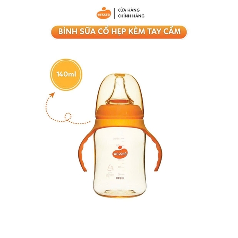 WESSER - BÌNH SỮA CỔ HẸP PPSU