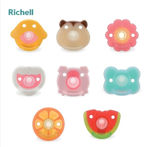 RICHELL - TI GIẢ SILICONE KÈM HỘP ĐỰNG