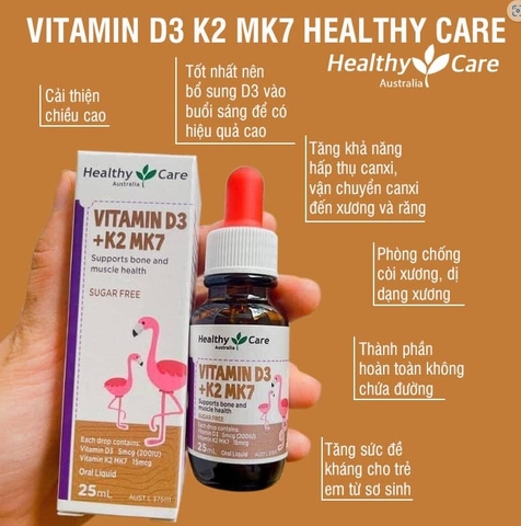 HEALTHY CARE - VITAMIN D3K2 MK7