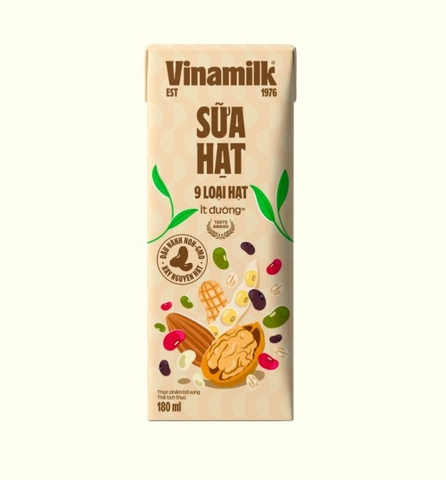 VINAMILK - 4Y+SỮA HẠT 9 LOẠI HẠT ÍT ĐƯỜNG
