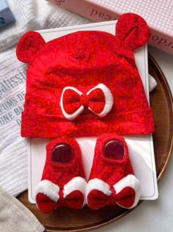 KK - SET MŨ TẤT ĐỎ