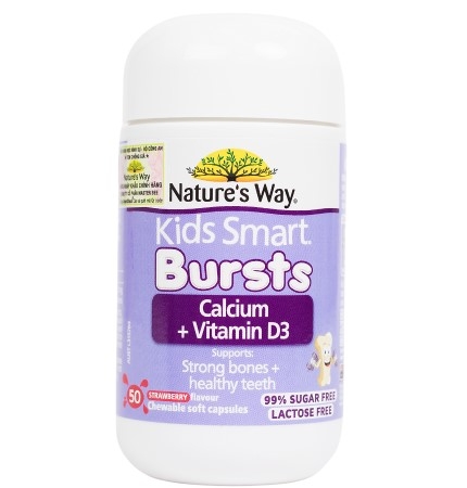 NATURE'S WAY - 6M+KIDS SMART BURSTS CALCIUM + VITAMIN D3