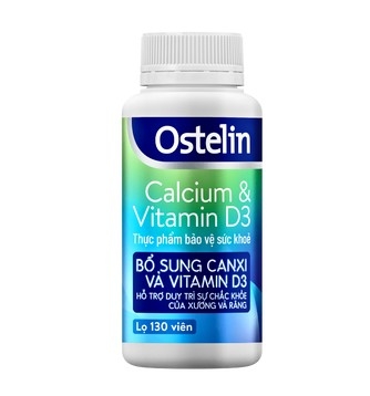 OSTELIN - 13Y+CANXI BẦU CALCIUM & VITAMIN D3 NHẬP KHẨU