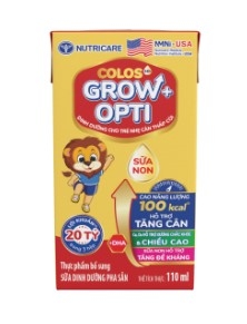 NUTRICARE - 1Y+SỮA NƯỚC SƯ TỬ COLOS 24H GROW OPTI