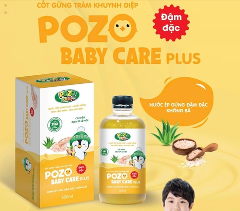 POZO KIDS - CỐT GỪNG NGÂM TẮM ĐẬM ĐẶC BABY CARE