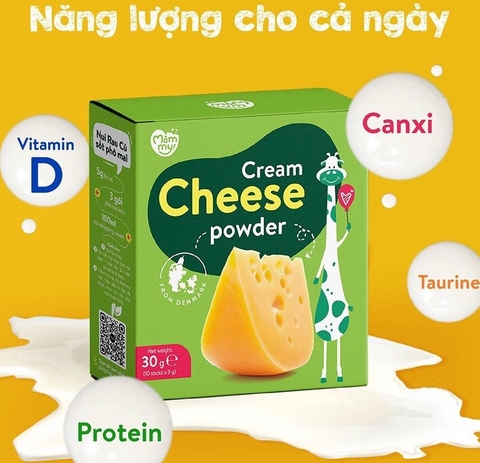 MAMMY - 6M+BỘT PHÔ MAI TÁCH MUỐI RẮC CƠM CHÁO