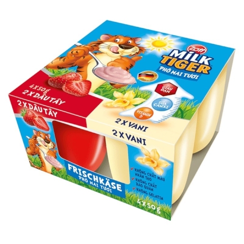 ZOTT - 6M+PHÔ MAI TƯƠI MILK TIGER