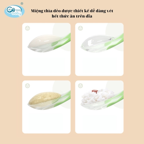 GB BABY - THÌA ĂN DẶM SILICONE