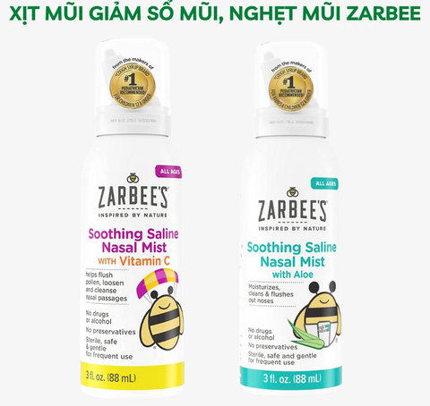 ZARBEE'S - NƯỚC MUỐI DẠNG XỊT