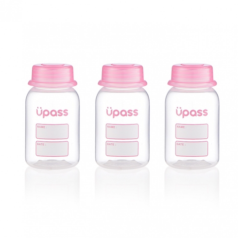 UPASS - BỘ 3 BÌNH TRỮ SỮA 125ML UP0101W