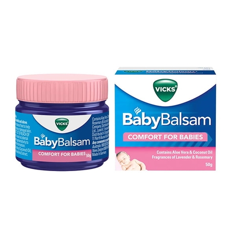 VICKS ÚC - 3M+KEM BÔI ẤM NGỰC BABY BALSAM