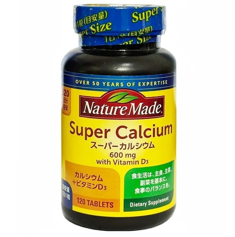 NATURE MADE - 15Y+VIÊN BỔ SUNG CANXI+K+D