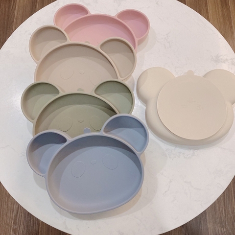 BARROT - KHAY ĂN DẶM SILICONE GẤU