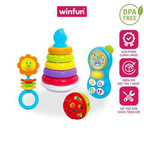 WINFUN - SET QUÀ TẶNG ĐỒ CHƠI SƠ SINH 3035-NL