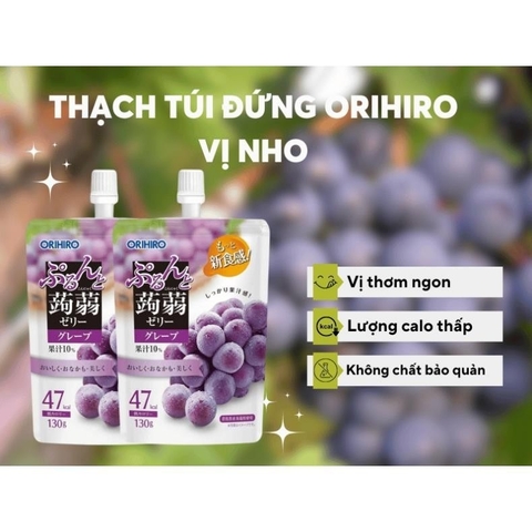 ORIHIRO - 1Y+THẠCH TRÁI CÂY TÚI