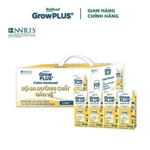 NUTIFOOD - SỮA NƯỚC GROWPLUS+VÀNG IMMUNEL