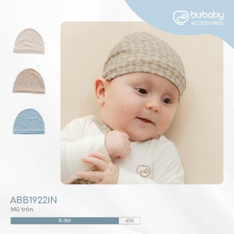 BUBABY - MŨ TRÒN BAMBUS ICONIC 2