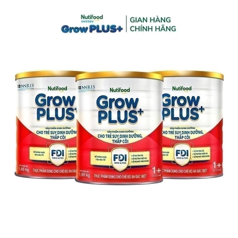 NUTIFOOD - SỮA BỘT GROWPUS+ĐỎ-SUY DINH DƯỠNG THẤP CÒI