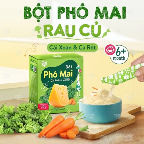 MAMMY - 6M+BỘT PHÔ MAI RẮC CƠM CHÁO