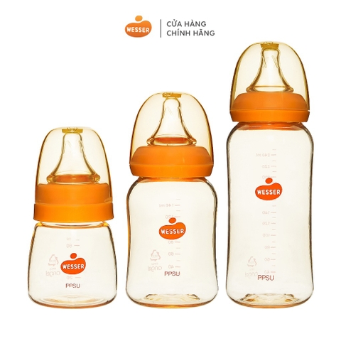 WESSER - BÌNH SỮA CỔ HẸP PPSU