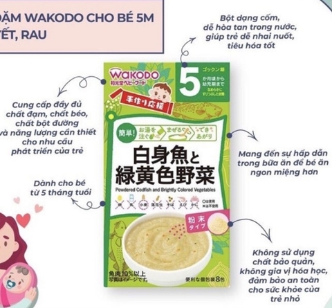 WAKODO - 5M+BỘT ĂN DẶM