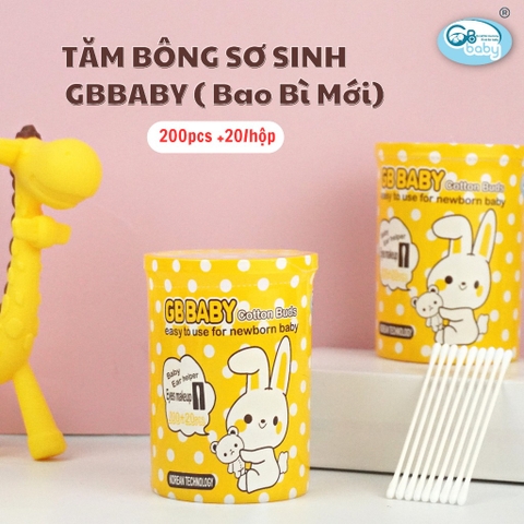 GB BABY - TĂM BÔNG SƠ SINH 220 QUE