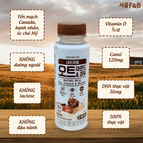 NATURE MEAL - 3Y+SỮA HẠT BẦU NGŨ CỐC