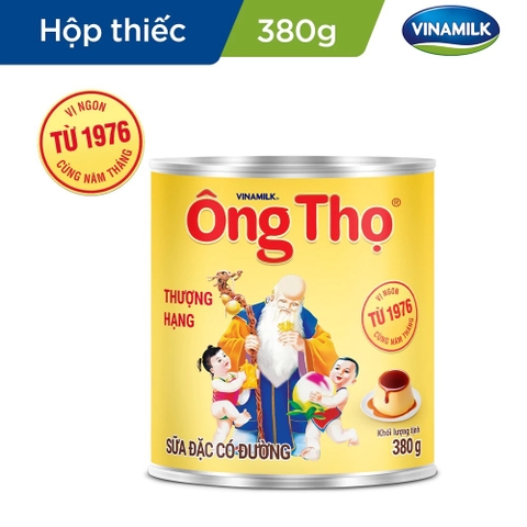 VINAMILK - 1Y+SỮA ĐẶC CÓ ĐƯỜNG ÔNG THỌ LON THIẾC