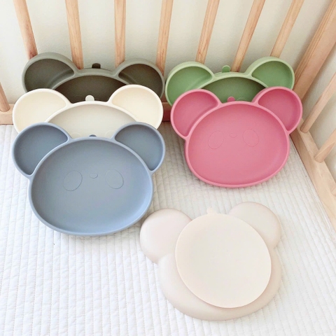 BARROT - KHAY ĂN DẶM SILICONE GẤU