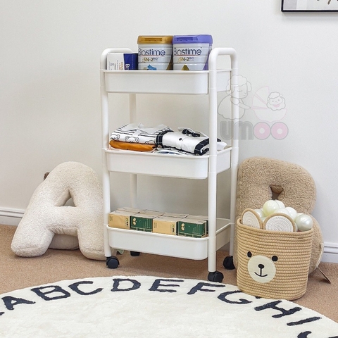 UMOO - KỆ ĐA NĂNG CÓ BÁNH XE 3 TẦNG UM-09153