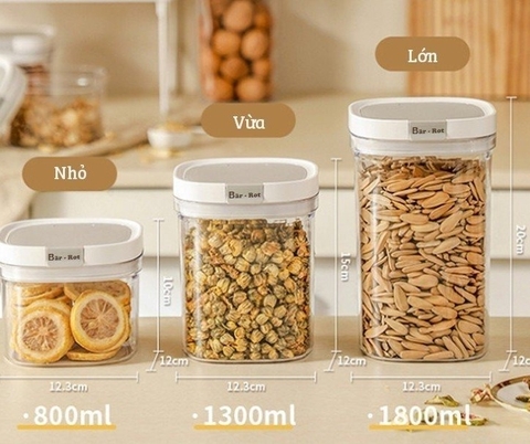 BARROT - HỘP TRỮ SỮA BỘT ĐA NĂNG