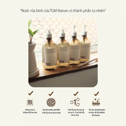 TGM - GEL RỬA BÌNH TẠO BỌT