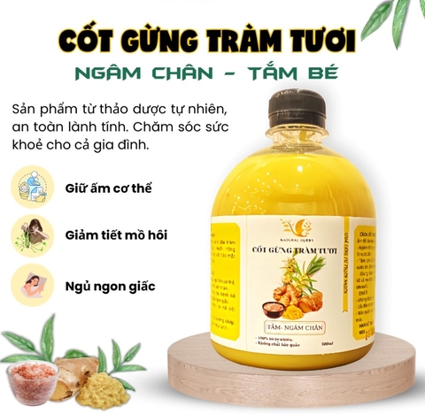 NATURAL HERBS - CỐT GỪNG TRÀM TƯƠI