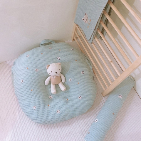 MONONA - GỐI CHỐNG TRÀO THÊU VẢI WAFFLE