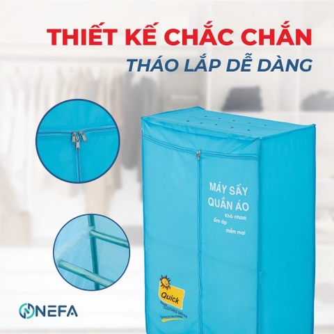 NEFA - TỦ SẤY QUẦN ÁO