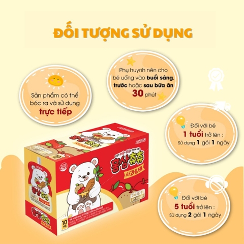 CHUCHU - 1Y+HỒNG SÂM TÚI