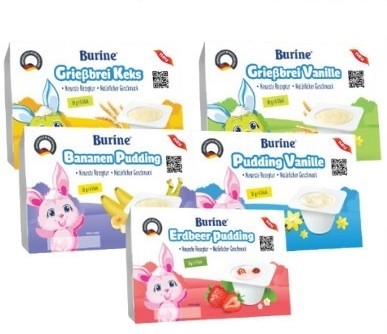 BURINE - 6M+CHÁO SỮA & PUDDING