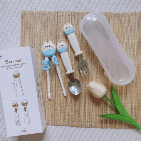 BARROT - SET THÌA+DĨA+ĐŨA HÌNH GẤU