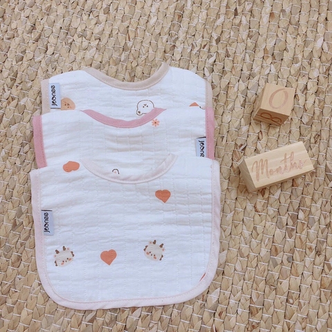 JOONEE - YẾM TAM GIÁC VẢI XÔ 3 LỚP HỌA TIẾT