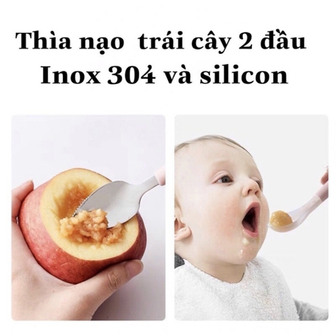 COCO BEAR - THÌA NẠO 2 ĐẦU
