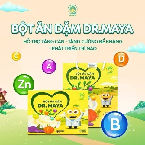 DR.MAYA - 6M+BỘT ĂN DẶM