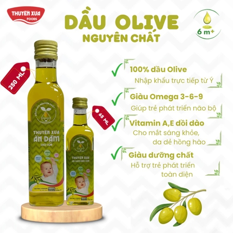 THUYỀN XƯA - 6M+DẦU OLIVE NGUYÊN CHẤT