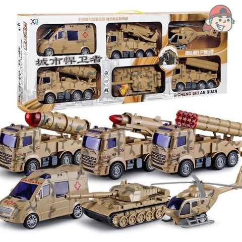 HT - SET 6 XE QUÂN SỰ