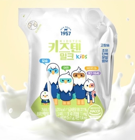 KIDSTEN - 1Y+ĐẠM SỮA NON MILK ORIGIN HÀN QUỐC