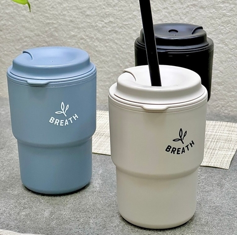 BREATH - CỐC UỐNG NƯỚC CÓ NẮP XOAY