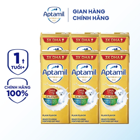 APTAMIL KID - 1Y+SỮA NƯỚC DHA SUPER GOLD