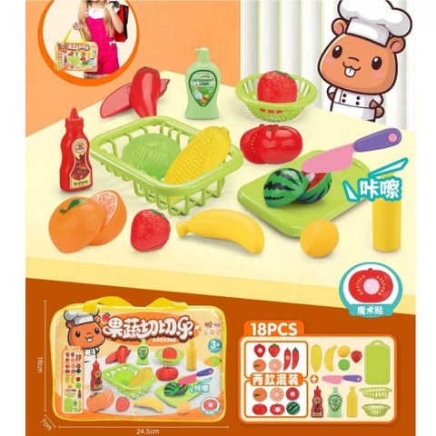 HT - TÚI CẮT HOA QUẢ RAU CỦ 18PCS